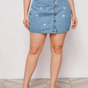 Denim skirt